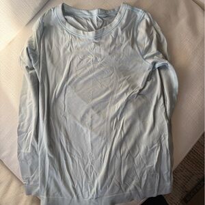 lululemon athletica Light Blue Long Sleeve Tee